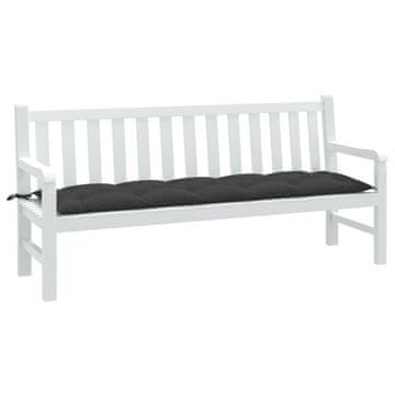 Vidaxl vidaXL Blazina za vrtno klop, antracit melanž, 180x50x7 cm