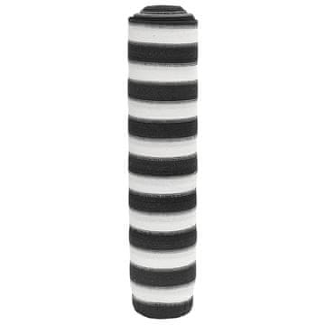 shumee Zaščitna mreža antracit in bela 1.5x50 m HDPE 150 g/m²