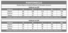 PANTONECLO Moške majice z okroglim izrezom iz pletenega bombaža s kratkimi rokavi - paket 2 kosov, M