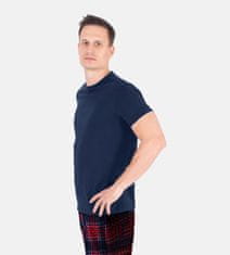 PANTONECLO 2-delni moška majica z okroglim izrezom - izjemno mehak bombaž, 3XL