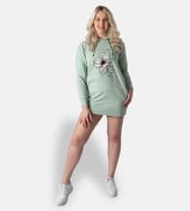 LEAFLETIC Ženski Hoodie Leafletic - Kapuca z Jersey Podlogo, Super Udobna, za Zunaj, L