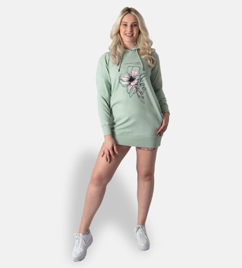 LEAFLETIC Ženski Hoodie Leafletic - Kapuca z Jersey Podlogo, Super Udobna, za Zunaj