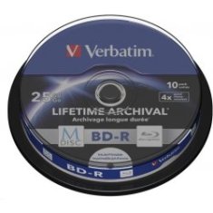 Verbatim Blu-ray BD-R M-Disc 25 GB 4x tiskljiv, 10 kosov