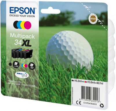 Epson Multipack 4-barvno črnilo 34XL DURABrite Ultra