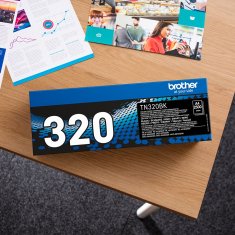 Brother TN-320BK, črni toner, 2.500 strani na minuto