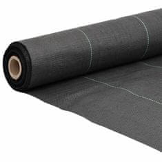 Vidaxl Membrana proti plevelu črna 4x25 m PP