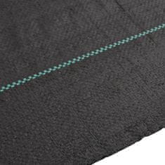 Vidaxl Membrana proti plevelu črna 2x50 m PP