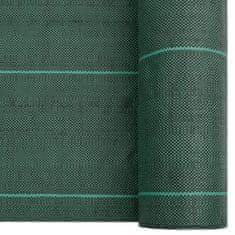 Vidaxl Membrana proti plevelu zelena 2x25 m PP