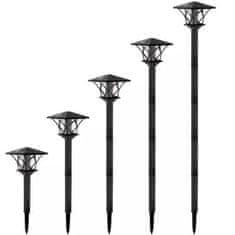 MG Garden Lamp sončna svetilka, črna