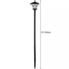 MG Garden Lamp sončna svetilka, črna