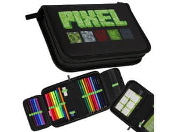 STARPAK Pixel Game Dvokrilna peresnica z opremo, peresnica za fanta