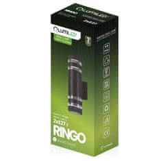 LUMILED Vrtna svetilka 2x E27 fasadna stenska svetilka RINGO
