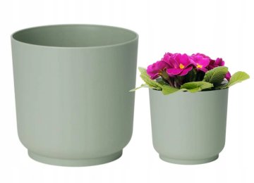 shumee Zelen mat cvetlični lonec ECO RECYCLED Satina 15x14,9cm