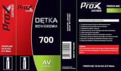 PROX Zračnica za kolo 28" 1.35 - 1.60 AV 48mm ProX avtomobilski ventil 700 x 35C