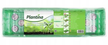 shumee Mini rastlinjak + kokosovi diski 54x15x11cm 20 lukenj