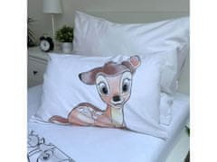 Disney Bambi Bež komplet posteljnine, bombažna posteljnina za otroke 100x135 cm, OEKO-TEX