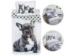 sarcia.eu Bulldog Komplet posteljnine, bombažna posteljnina z zadrgo 140x200 cm, Oeko-Tex