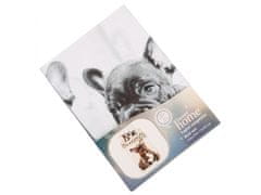 sarcia.eu Bulldog Komplet posteljnine, bombažna posteljnina z zadrgo 140x200 cm, Oeko-Tex