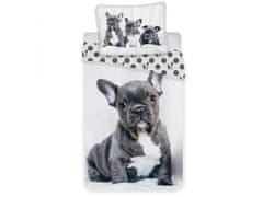 sarcia.eu Bulldog Komplet posteljnine, bombažna posteljnina z zadrgo 140x200 cm, Oeko-Tex