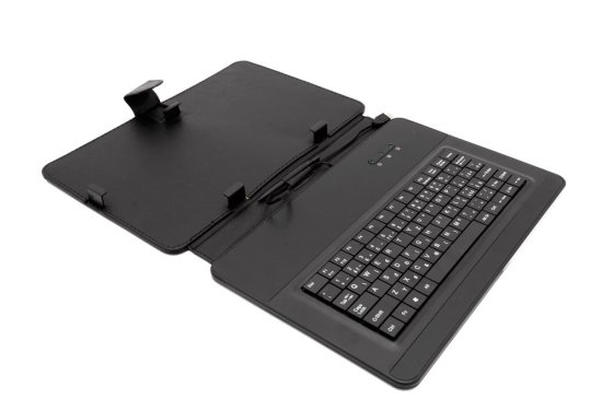 Airen AiTab Usnjeno ohišje 4 s tipkovnico USB 10" BLACK (CZ/SK/DE/UK/US... postavitev)