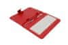 Airen AiTab usnjeni etui 1 s tipkovnico USB 7" RED (CZ/SK/DE/UK/US... postavitev)