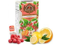 Basilur BASILUR Fruit Infusions Sadni čaj brez kofeina z okusom maline in limone 25x2g 1 kosi