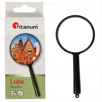 Titanum Šolska lupa 5 cm lupa x10
