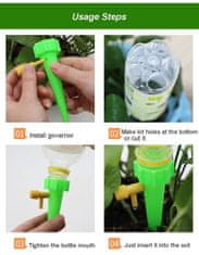 HOME & MARKER® Avtomatski sistem za kapljično zalivanje, 8-delni komplet za zalivanje rastlin | PLANTDROPS