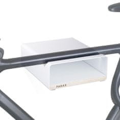 Parax S-Rack M stenski nosilec za kolo, 30 cm, bel