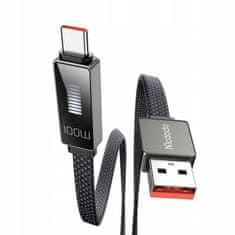 Mcdodo MCDODO USB-C HITRI POLNILNI KABEL ZA SAMSUNG XIAOMI TIPA C 6A 100W 1M VODIL