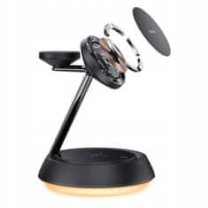 Mcdodo MCDODO INDUKTIVNI POLNILEC 15W 3V1 ZA MAGSAFE IPHONE AIRPODS WATCH LAMP