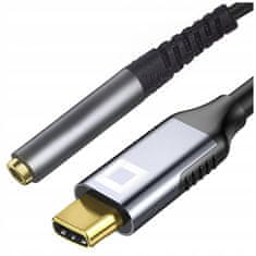 CO2 CO2 ADAPTER USB-C MINI JACK 3,5 MM ADAPTER AUX KABEL ZA SAMSUNG DAC 128K