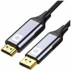 CO2 CO2 DISPLAYPORT HDMI 2.1 KABEL DP - HDMI FHD 240HZ 8K 60HZ HDR 3M