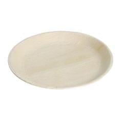 LEONE Eko krožnik oval / 29x20cm / palmovi listi / 12kos