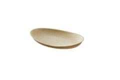 LEONE Eko krožnik oval / 29x20cm / palmovi listi / 12kos