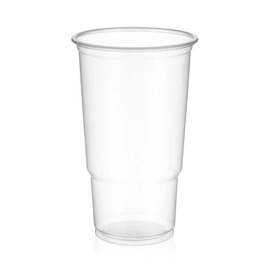 Plastični kozarci / rPET / 650ml / oznaka 0.5L /95mm/ 50kos