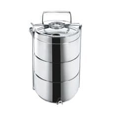 Menažna posoda termo / 3-delna / 14x7cm / 3x0.9L