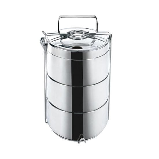 Menažna posoda termo / 3-delna / 14x7cm / 3x0.9L