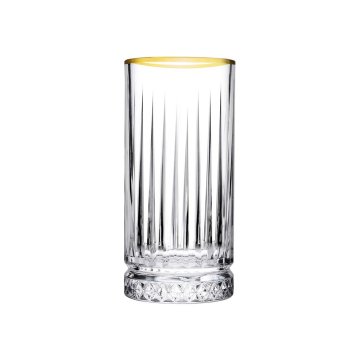 Pasabahce Kozarec Elysia / 28cl / 4kos / zlati rob