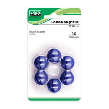 LEBEZ Magnetki 20mm 1/12 - modri