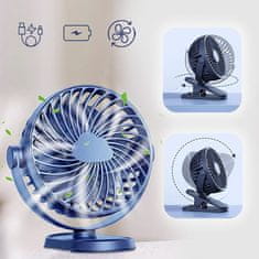 Cool Mango Prenosni mini ventilator, ročni hladilec zraka, klimatska naprava, ventilator na usb polnenje, 3 različne hitrosti, 16 x 13 cm – Minifan