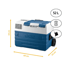 First Austria Hladilna torba FIRST 52L, AC-DC, kompresor 60W, do 45dB, USB, BT, LCD, Led, -20 - 20°C