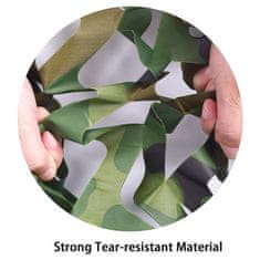 Cool Mango Kamuflažna mreža, senčilna tkanina, zaščita pred soncem, maskirna mreža, senčnik, dvojna plast, 2 x 3 m – Camo