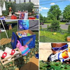 Cool Mango Kamuflažna mreža, senčilna tkanina, zaščita pred soncem, maskirna mreža, senčnik, dvojna plast, 2 x 3 m – Camo