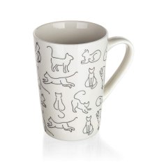 Banquet Keramični vrč CATS 450 ml, komplet 4 kosov