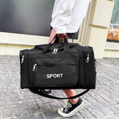 Korbi Športna potovalna torba za trening 30L črna