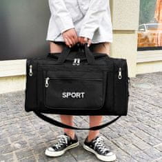 Korbi Športna potovalna torba za trening 30L črna
