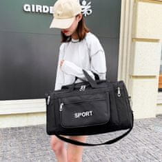 Korbi Športna potovalna torba za trening 30L črna