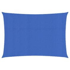 shumee Senčno jadro 160 g/m² pravokotno modro 5x7 m HDPE
