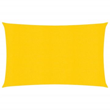 shumee Senčno jadro 160 g/m² pravokotno rumeno 4x6 m HDPE